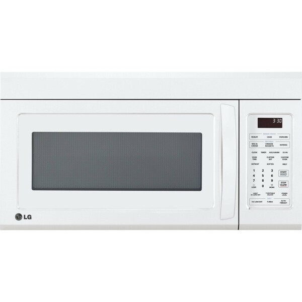 Lg over the range cheap microwave white